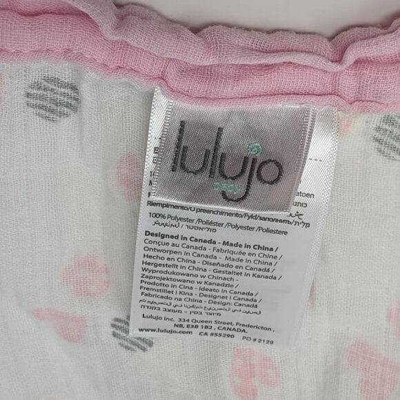 LULUJO Bunny Lovey Baby Security Blanket - Picture 4 of 7